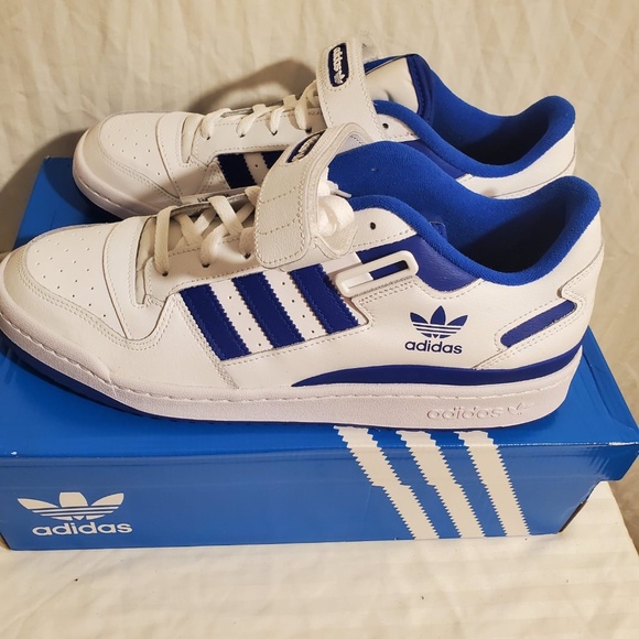 Men Adidas Royal Blue and White - Picture 4 of 4